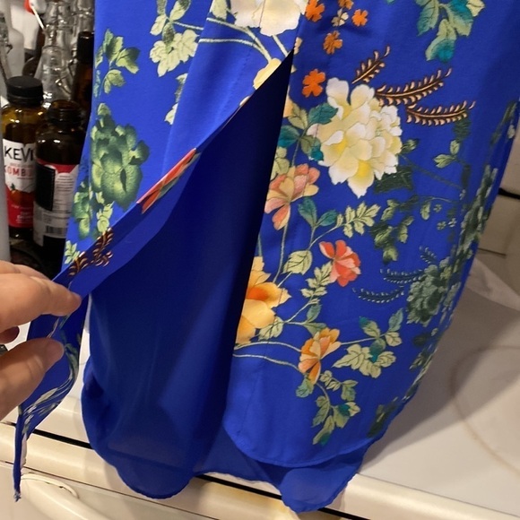 U women’s Rose & Olive floral lined sleeveless plus size top 2X. EUC - Picture 3 of 5